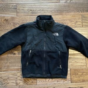 Boys black North Face Denali